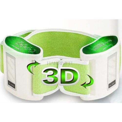 Household electric fitness vibration massager machine spiral beauty health massage waist belt