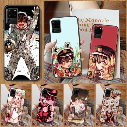 Anime Hanako Kun Phone case For Samsung Galaxy Note 4 8 9 10 20 S8 S9 S10 S10E S20 Plus UITRA Ultra black trend hoesjes pretty