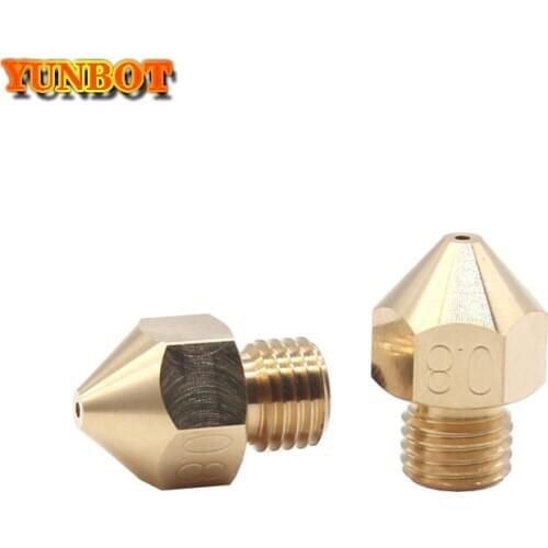 CREALITY CR-10S PRO 3D Printer Parts dedicated brass nozzle M6*0.75 thread fine thread 3D printer accessories