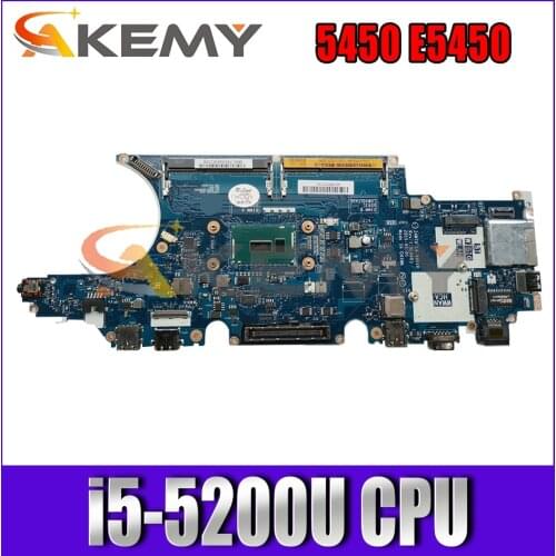 FOR Dell Latitude 5450 E5450 Laptop Motherboard ZAM70 LA-A901P MB CN-0C7K68 0X4VXX With I5-5300U i5-5200U CPU 100% Fully Tested