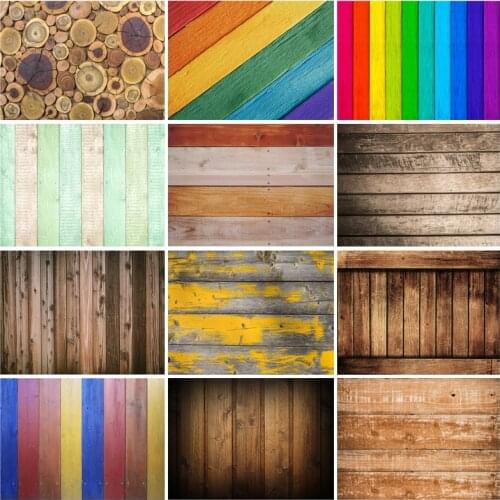 SHENGYONGBAO Photography Backdrop Board Texture Portrait Background Children Photo Wood Floor Background Props 210323CMD-02