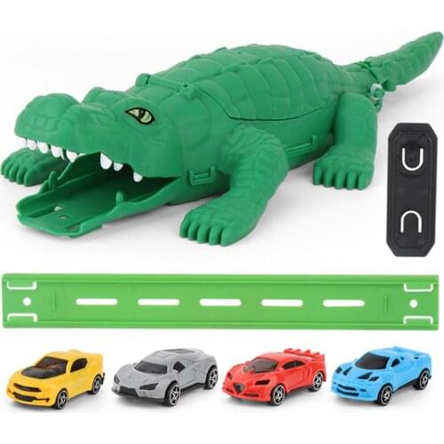 Baby Boys Toys Crocodile Bombing Inextrotic Toy Orbit Transmitter Model Car 360 Degree RotatingToys