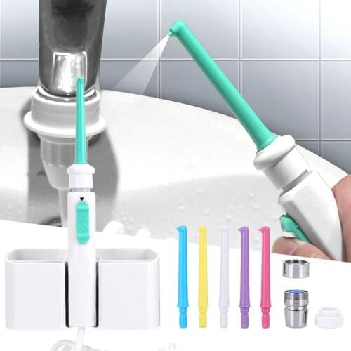 Water Denta l Flosser Faucet Oral Irrigator Water Jet Floss Denta l Irrigator Denta l Pick Oral Irrigation Teeth Tools