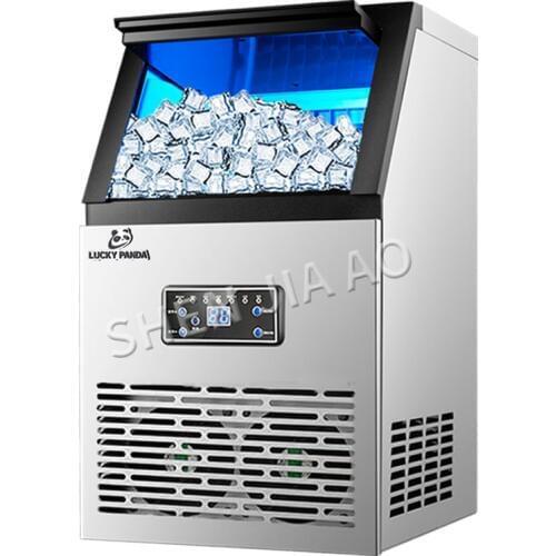 Ice Makers 60KG/H ice machine commercial tea shop small household intelligent automatic ice cube making machine 60kg/days