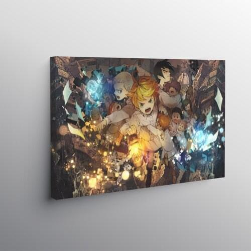 The Promised Neverland Poster Wall Art Decoration prints Canvas for Dorm living room Home kids bedroom decor Painting