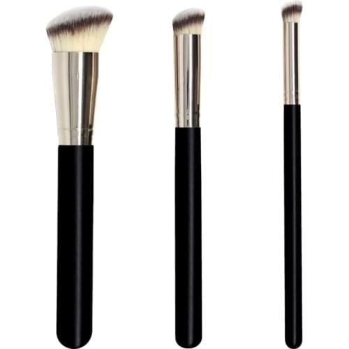Pony-170-270-370 Black Eyeshadow Tapered Blending Highlight Foundation Natural Goat Hair Makeup Brushes 1Pcs Eye Makeup Brush