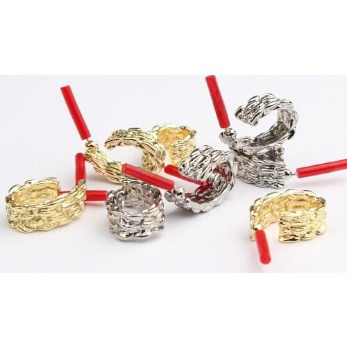 Zinc Alloy Stud Earrings 6pcs/lot 18mm Korean Earrings for Women Bulk Items Wholesale Lots Nickel Free