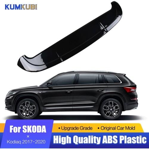 For Skoda Kodiaq Spoiler 2017 2018 2019 2020 New ABS Plastic External Rear Spoiler Trunk Boot Tail Wing Spoiler Car Accessories