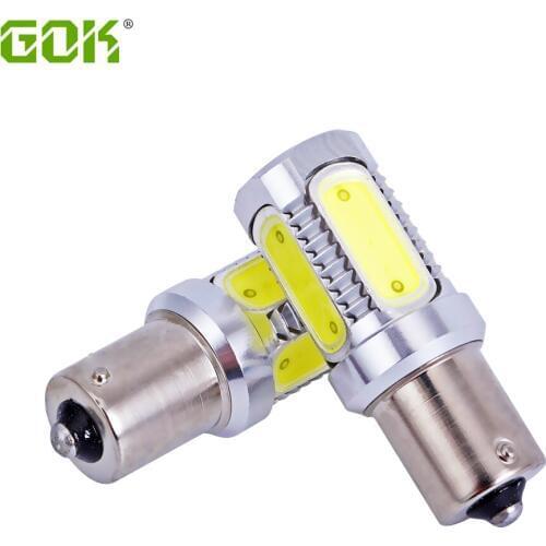 10Pcs 1156 led 7.5w BA15S LED Bulbs Auto Fog Tail Turn led S25 P21W Light R5W Lamp parking Reserve Lights car light source