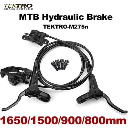 TEKTRO M275n MTB Bicycle Hydraulic Brake 800/1500mm Front Rear Brakes 160/180/203mm Rotor Mountain Bike Brakes Compatible MT200
