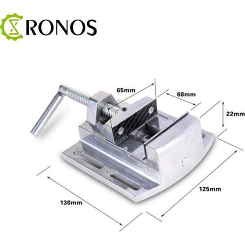 2.5 Inch Mini Aluminum Drill Press Vise Mini Vice Flat Pliers Repair Tools For Woodworking DIY Tool Milling Machine