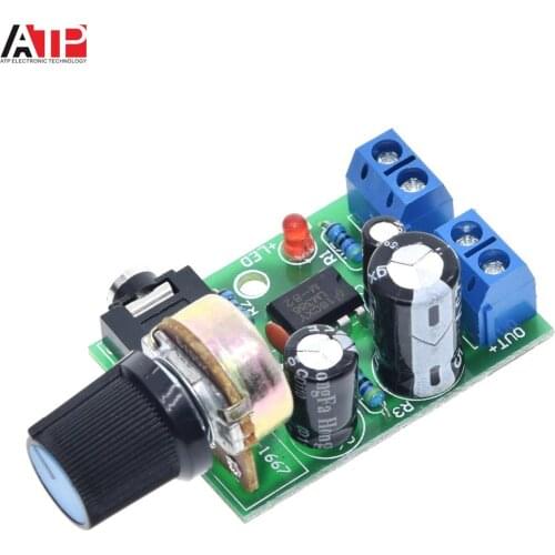 1PCS Graet IT New Arrival LM386 Audio Power Amplifier Board DC 3V~12V 5v Mini AMP Module Adjustable volume