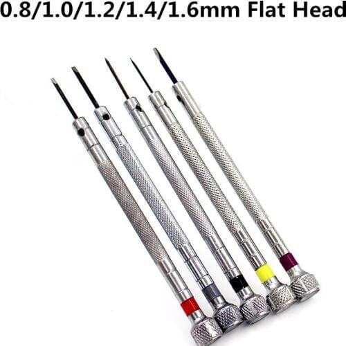10Pcs/Set 0.8/1.0/1.2/1.4/1.6MM Mini Screwdriver Repair Tool Set Repair Hand Tool Kit
