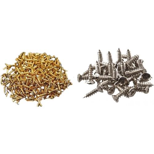 30pcs New Gold Pickguard Screws For Fender Strat/Tele Electric Guitar Bass
