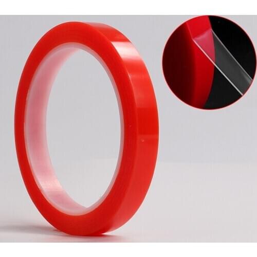 5Rolls Width 3mmx10m thickness 0.2mm,Double-sided Transparent Clear Adhesive Tape, Viscous strong, phone screen repair