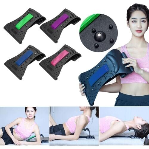 Acupuncture Massager Stretcher Fitness Lumbar Support Relaxation Neck Cervical Spine Pain Relief Corrector Health Care