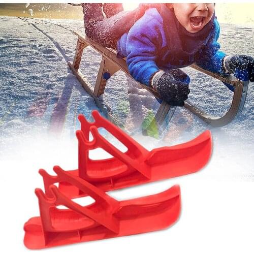 Balance Bike Snow Sledge Board Ski Kids Adult Outdoor Training Bicycle Skiing Walker Thicken Sleigh Slider Snow Luge Accessories