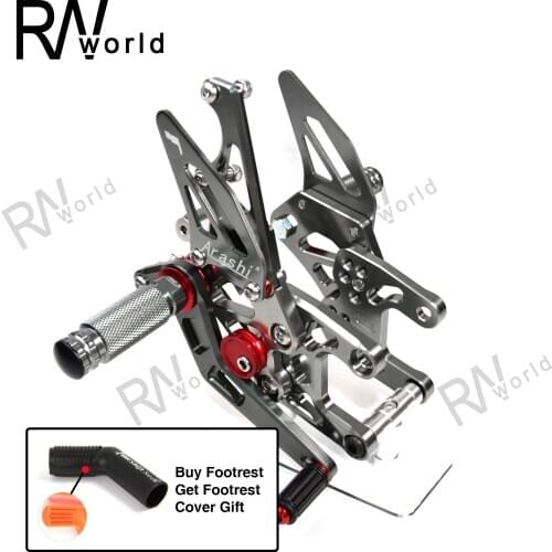 CNC-Machined Rider Adjustable Footrest Footpegs Rearset For HONDA CBR1000RR 2008 - 2011 CBR1000 CBR 1000 RR 2010 Race Parts