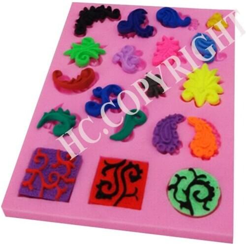 Flower Lace Embossed Cake Fondant Silicone Molds Sugarcraft Cake Decorating Tools Diy Bakeware Kitchen