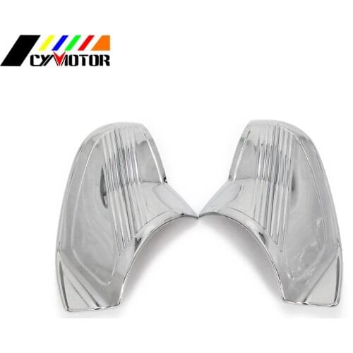 Motorcycle Bike Parts Chrome & Black Batwing Inner Fairing Cover For Harley Touring Street Glide 2006-2013 Tri Glide 2009-2013