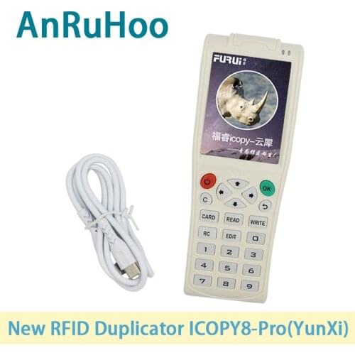 ICOPY8Pro Duplicator Rfid Smart Card Reader Full Encryption Tag Wifi Decoder 13.56mhz Nfc Key Writer 125khz Badge Copier