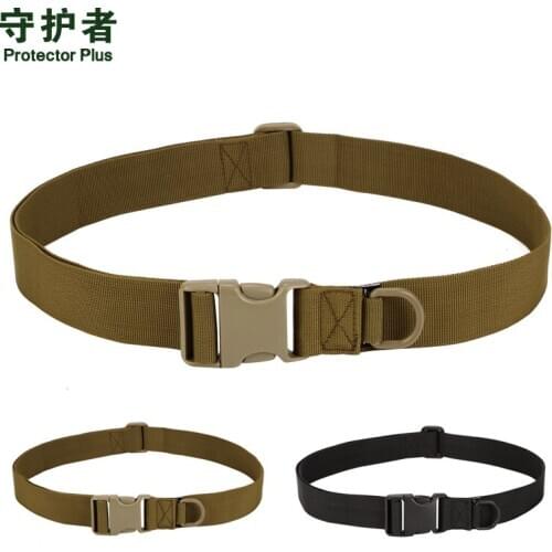 IKSNAIL Men Adjustable Tactical Belt Buckle Tactical Bag Waistband Military Rescue Useful Sport Belt Series In Multiple Pockets