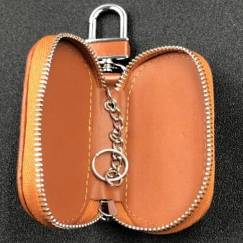 PU Leather Car Key Wallets Men Key Holder Housekeeper Keys Organizer Women Keychain Covers Zipper Key Case Bag Pouch Purse