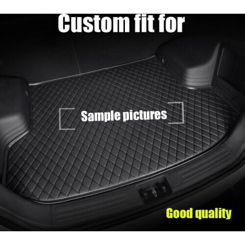 RKAC Leather Car trunk mats for BMW X1 E84 X3 E83 F25 X4 F26 2009 2010 2011 2012 2013 2014 2015 2016 2017 car rear cargo liner