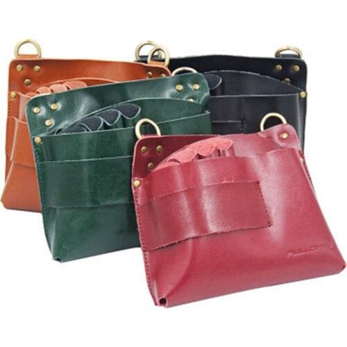 Leather Multifunction Assistant Waist Bag of Scissor Electric Clipper Water Bottle Storage Hairdresser Pet Cosmetologist E319