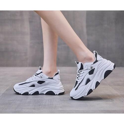 Women Shoes 2021 fashion Sneakers Women Platform Increase Running Shoes Women Non Slip Casual Sport Shoes zapatillas de deporte