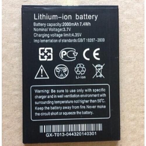 Jinsuli New 2000mAh Lithium-ion Battery for THL W200 w200s W200C Smart Mobile Phone -In Stock+Track Code