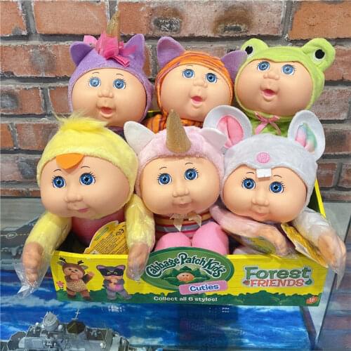 Cute Cabbage Patch Kids Reborn Baby Doll Girl Play House Toy Cartoon Scented Kawaii Frog Unicorn Doll Toy Birthday Gift 26Cm