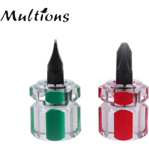 2Pcs Mini Sewing Machine Repair Screwdriver Short Screwdriver Handle Tools Radish Head Screw Driver DIY Sewing Accessories