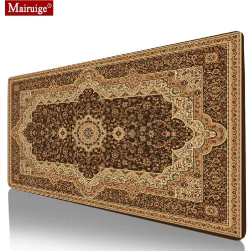 Persian Rug Mousepad 90x40cm Mouse Mat Large Carpet Print Quality Custom Full Desk Joker Best Gaming Mouse Pad DIY Custom