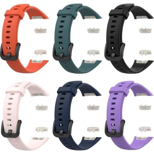 Simple Moderate TPUsoftness Strap for HUAWEI Band 6 Soft TPU Sport Wristband Replacement for HONOR Band 6 Accessories