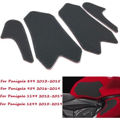 Motorcycle Anti-Heated Gas Tank Side Grip Traction Knee Protector Sticker Anti Slip Pad For Ducati Panigale 899 959 1199 1299