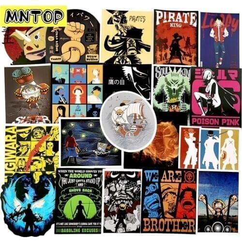 10/30/50/100pcs/pack Japanese Anime ONE PIECE Graffiti Stickers For DIY Scrapbook Computer Skateboard Laptop Motorcycle Luggage