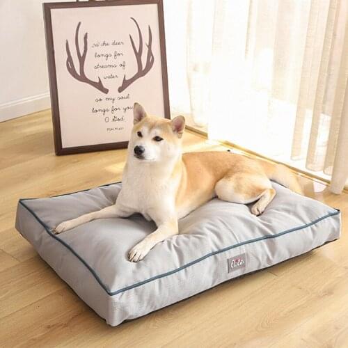 Warm Pet Dog Bed Soft Puppy Sofa Waterproof Dog Bed For Sleeping Small Medium Large Dog Removable Cat Mat Winter Pet Bed House