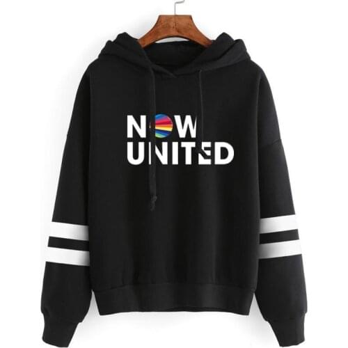 2020 Now United - Better Album Hoodie For Women Better Now United Lyrics Pullover Girl Kawaii Harajuku Tracksui