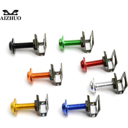 5pcs 6mm Universal Motorcycle Fairing Bolts FOR yamaha MT -09 mt09 SJ6N XJ6 FZ6 SJ6S FZ6S FZ6 FAZER KAWASAKI ZX9R ZX10R ZZR ZXR