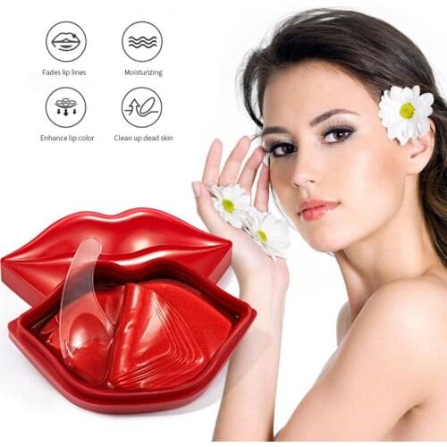 Cherry Water Condensation Moisturizing Lip Mask Water Moisturizing Anti-chapped Lip Wrinkles Fades Lip Lines Lip Care 20pcs/box