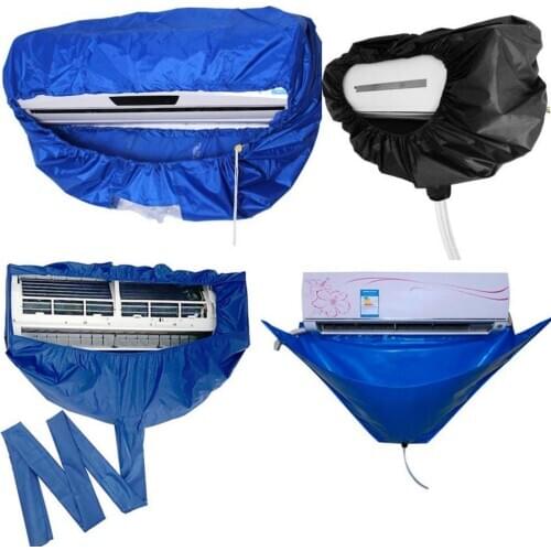 Waterproof Air Conditioner Cleaning Cover With Water Pipe Air Conditioner Below 1.5P Cleaning Dust Protection Cleaning Cover Bag