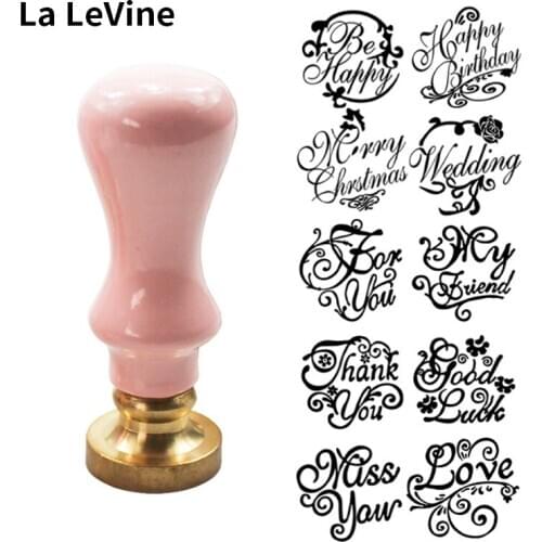 Sealing Wax Seal Stamp Macaron Diy Words Retro Metal Card Making Wax Seal Stamp Handcrafts Wedding Decortaion Invitations Tools