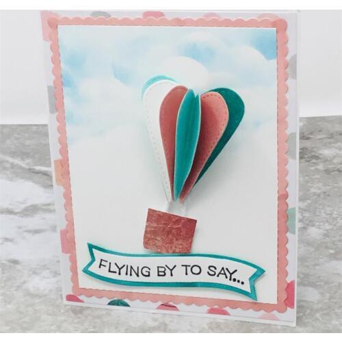 ZFPARTY Heart Frame Metal Cutting Dies Stencils for DIY Scrapbooking/photo album Decorative Embossing DIY Paper Cards