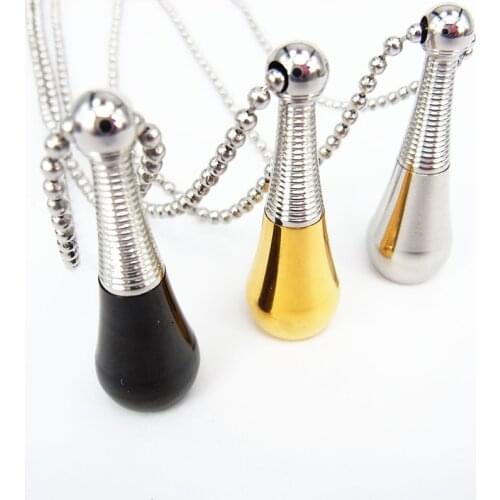 1PC Tear Drop Essential Oil Diffuser Pendant Locket Necklace Stainless Steel Aromatherapy Diffuser Locket Pendants For Women