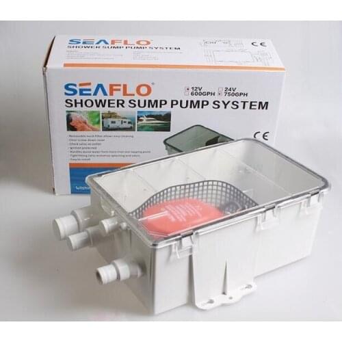 12V 24V 600GPH Boat Marine Industrial Shower Sump Pump