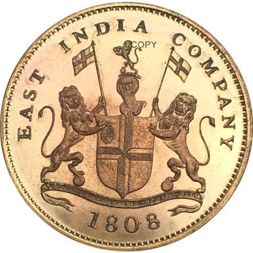 20 Cash East India Company 1808 Copy Coin 99% Copper