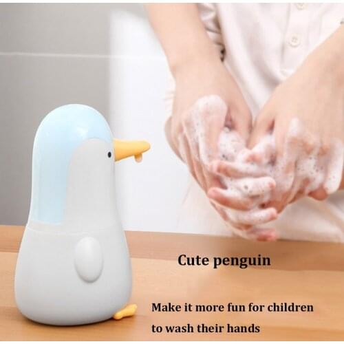 USB Rechargeable Touchless Cartoon Foam Soap Liquid Dispenser Bathroom Kitchen Automatic Intelligent Sensor Children Hand Washer