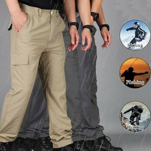 Mens Camouflage Cargo Pants Elastic Multiple Pocket Military Male Trousers Outdoor Joggers Pant Plus Size Tactical Pants Men