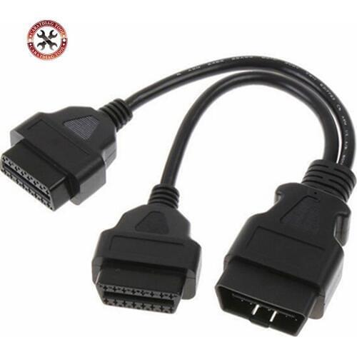 2018 Top 1-2 16 Pin Male To 16 Pin Female OBD OBD2 Extension Cable Connector OBD II Diagnostic Adapter ELM327 OBD 2 16Pin Cable